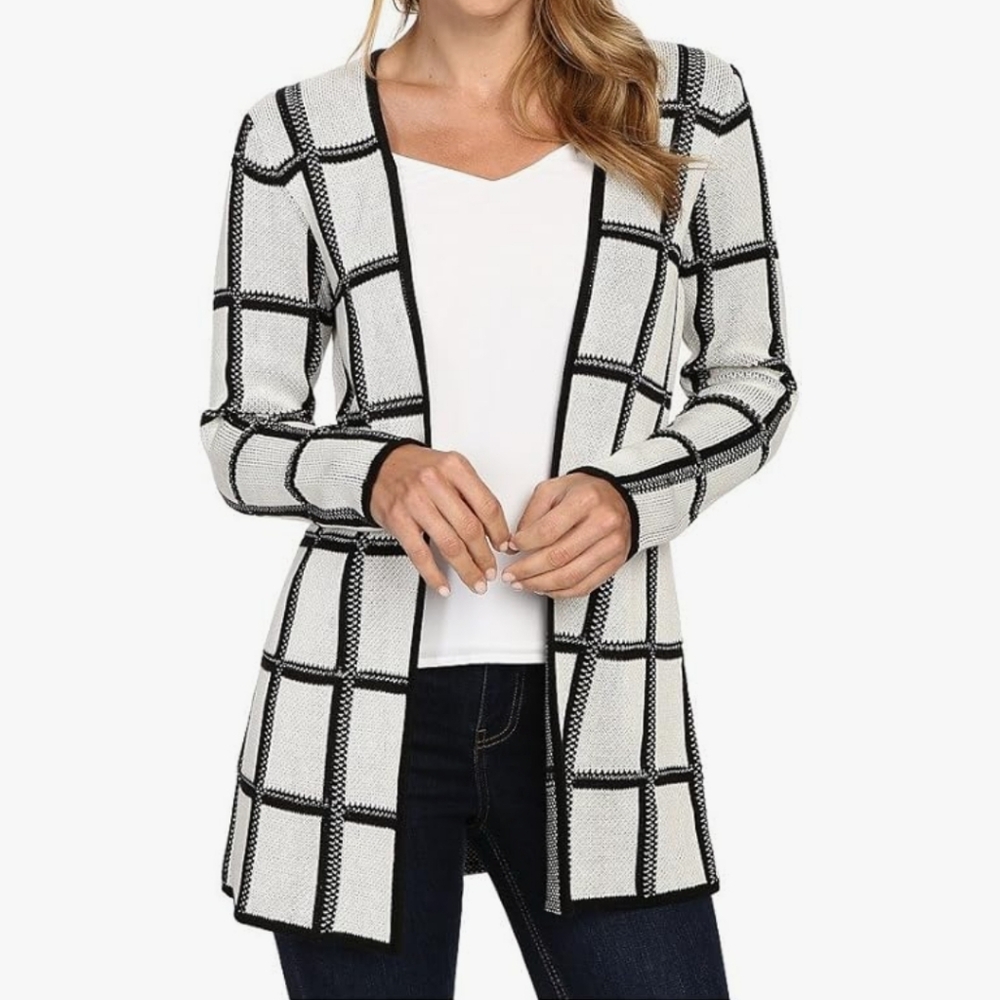 Pendleton Marketa Open Front Cardigan Sweater.